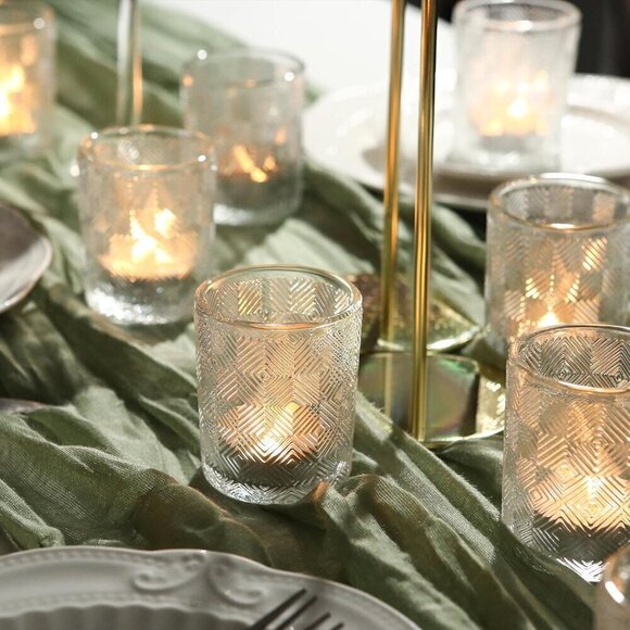 12 pcs Tealight  Votive Candle Holders / BRAND NEW - Picture 2 of 6